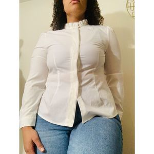 VTG Off White Blouse